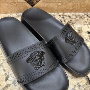 Versace Medusa Pool Slide (Men) - AUTHENTIC LIKE NEW - Size 13US/46EU